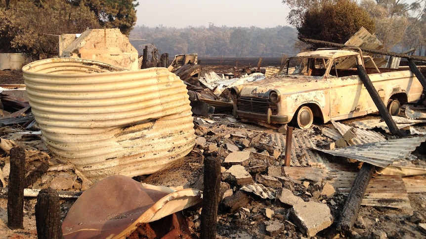 Seaton bushfire damage