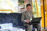 Wollongong resident Harris Cheung commutes to Sydney by rail