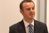 Education Minister Andrew Barr has given an emotional speech in support of legal ceremonies for gay couples.