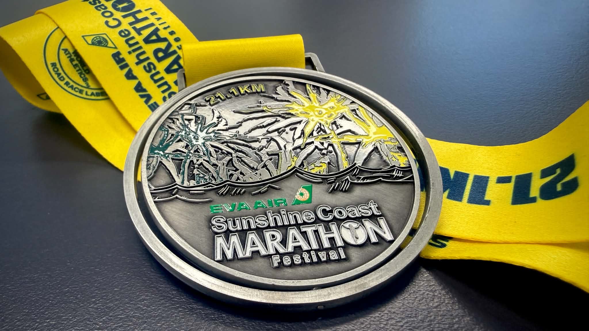 medal on desk