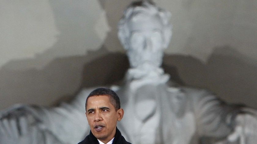 Mr Obama has described Mr Lincoln as his political hero.