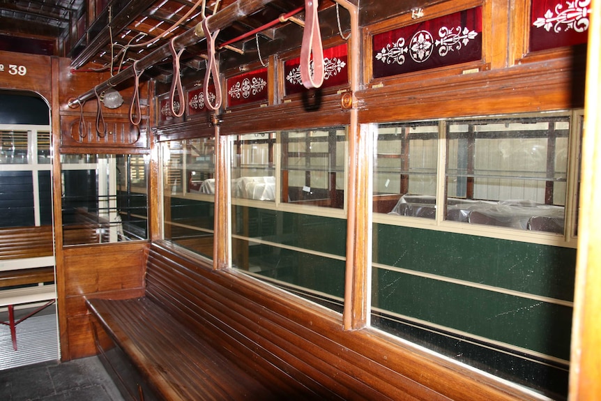 Hobart City Council tram interior