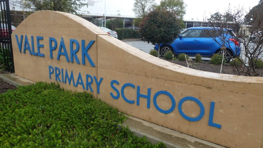 Vale Park Primary School in Adelaide's north-eastern suburbs.