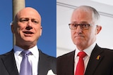 Composite image of Malcolm Turnbull and AGL chief executive Andy Vesey.