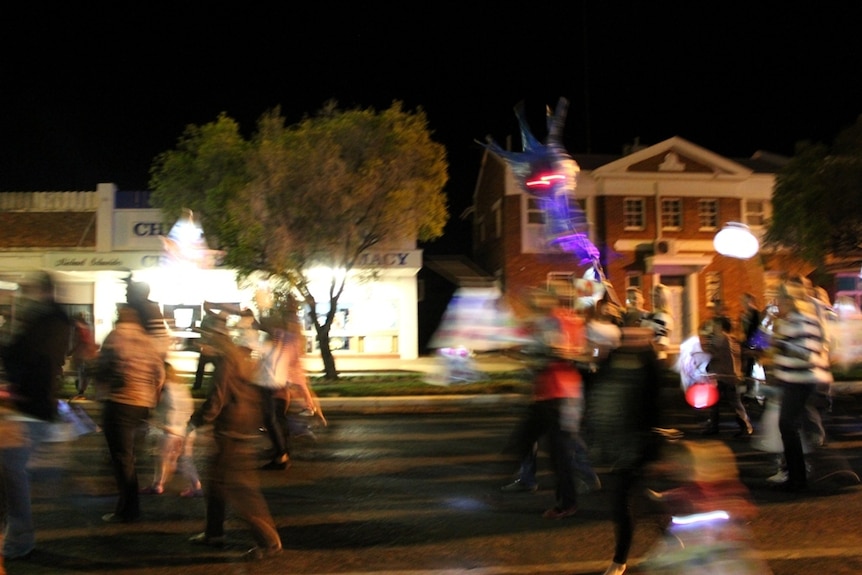 Lantern parade in Charleville