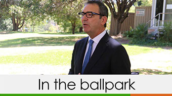 steven marshall verdict in the ball park