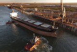 A ship in Port Hedland