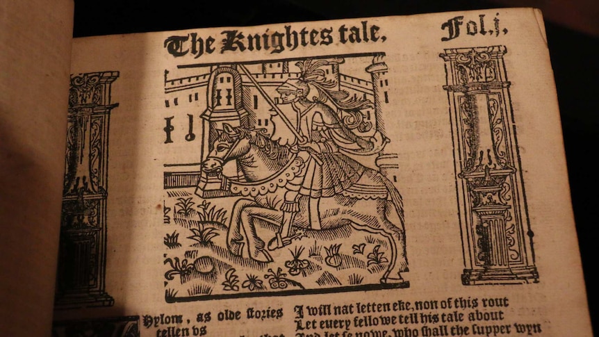 John Emmerson owned an early edition of Chaucer's Canterbury Tales.