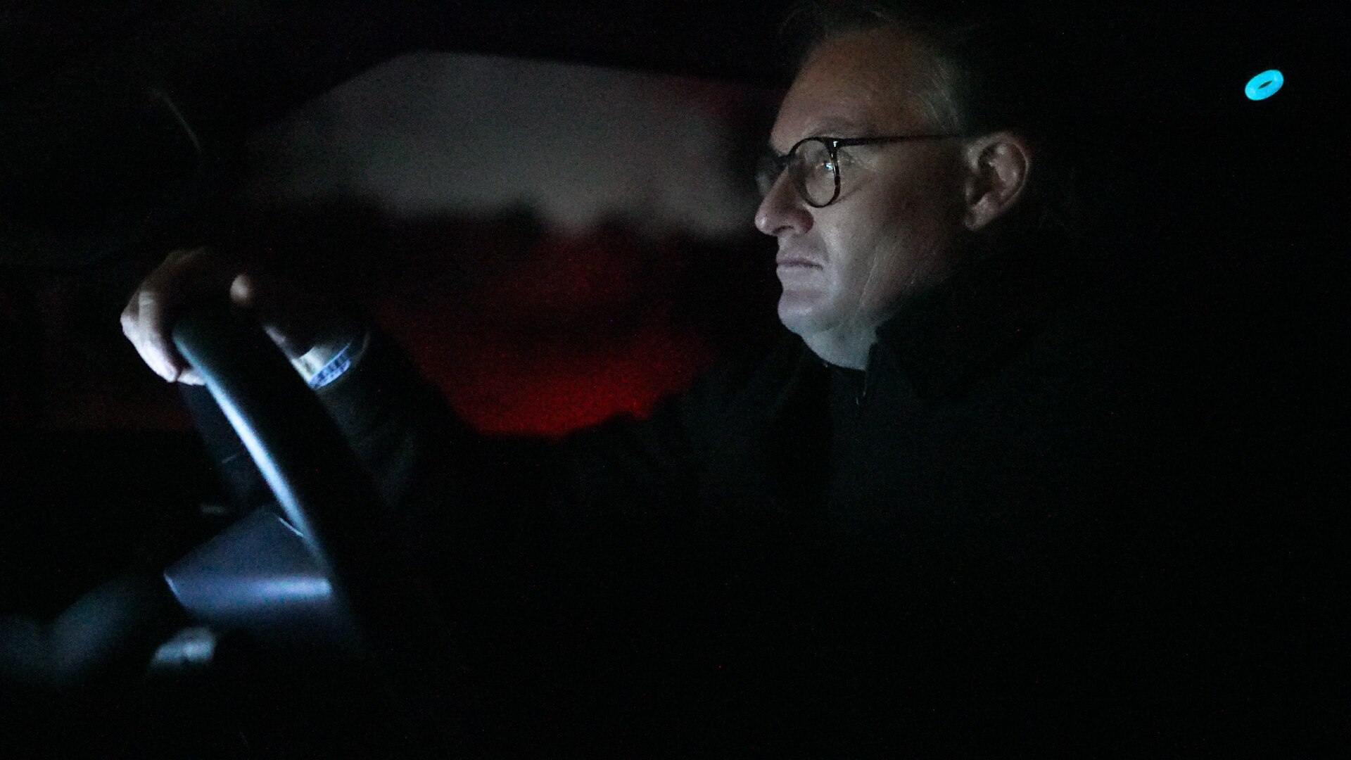 I'm behind the wheel of a BYD Shark 6. - ABC News