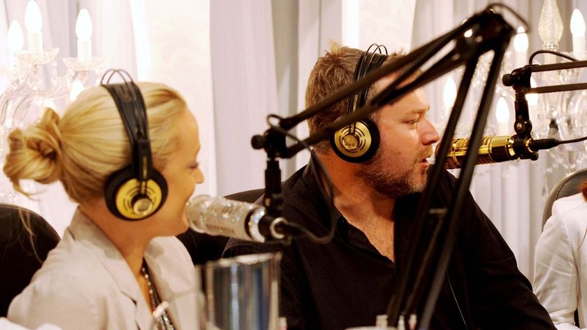 Stand by your stars: Jackie O and Kyle Sandilands will return to work on Tuesday.