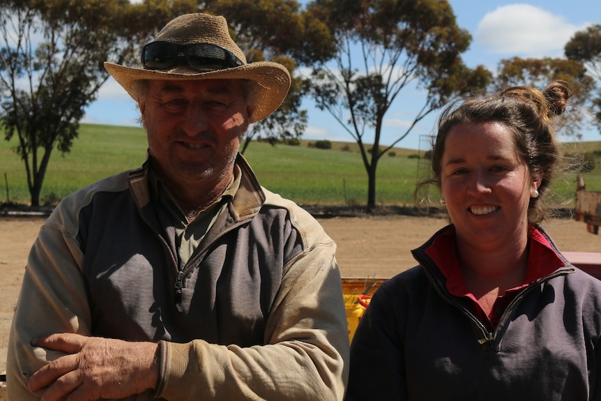 Orrorroo farmers Greg and Kirby Chapman.