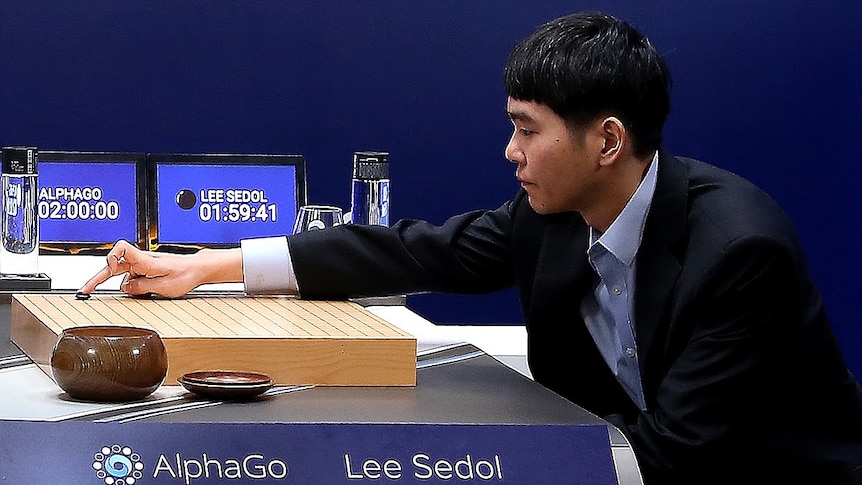 Lee Se-Dol plays AlphaGo