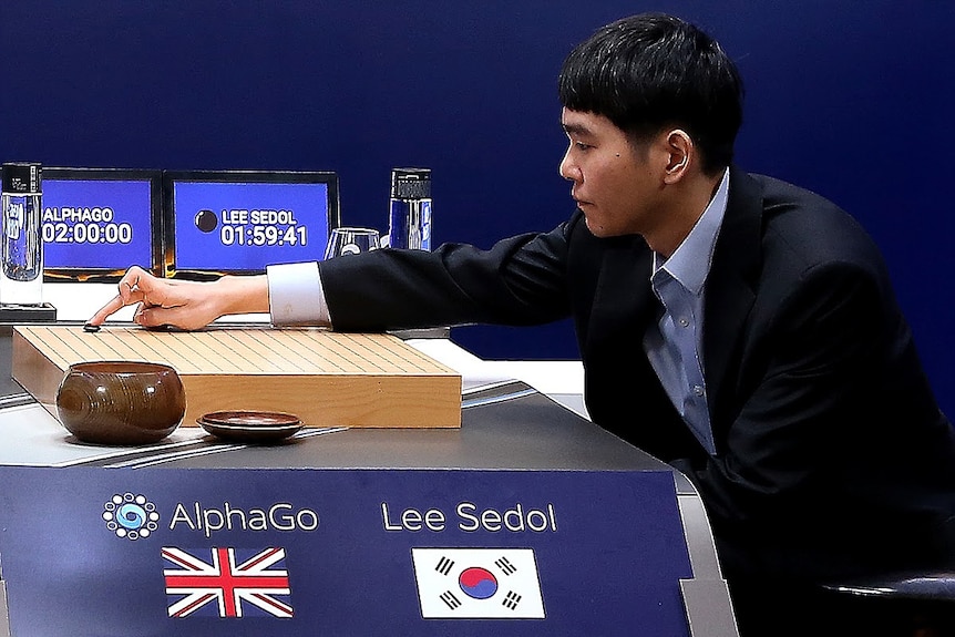 Lee Se-Dol plays AlphaGo