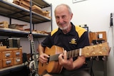 Heiner Schulz makes guitars in Mount Isa