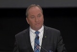 Deputy Prime Minister Barnaby Joyce at the Regional Leaders Debate