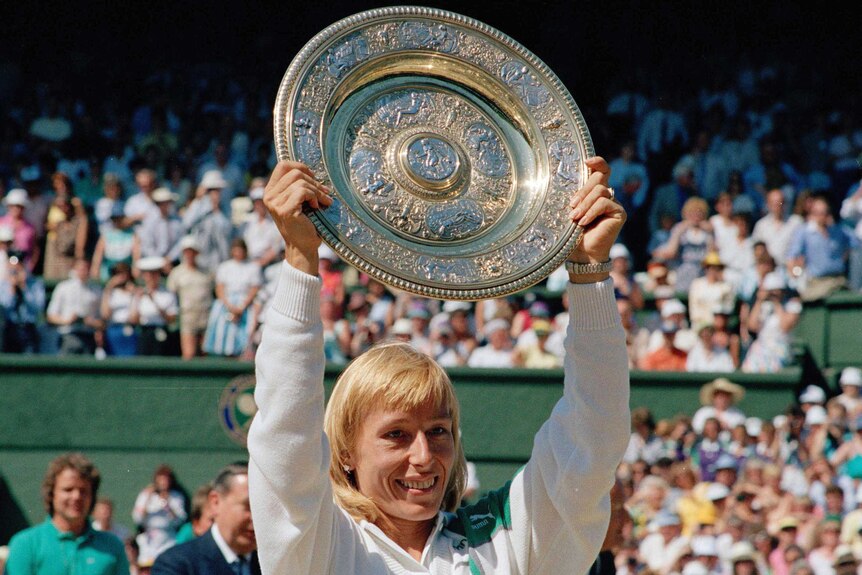 Nine-times Wimbledon champion Martina Navratilova