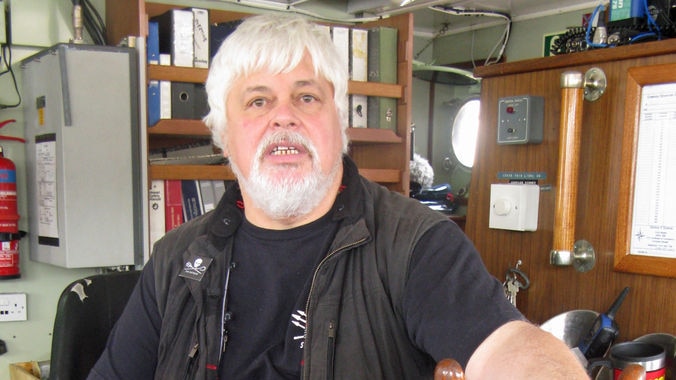 Hunted man: the Japan Coast Guard has obtained an arrest warrant against Paul Watson