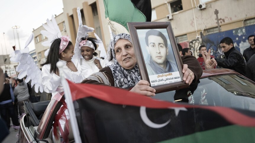 Libyans celebrate uprising anniversary