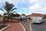 Police were at the scene of a fatal attack in Woodvale on Saturday in Justicia Close.
