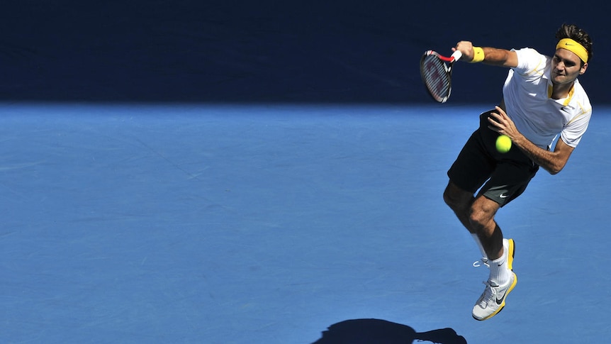 Roger Federer's win means he breaks the record for most Open Era wins at the Australian Open with 57.