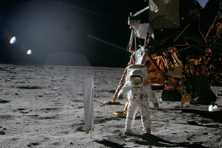 Astronaut Edwin E. Aldrin Jr., lunar module pilot