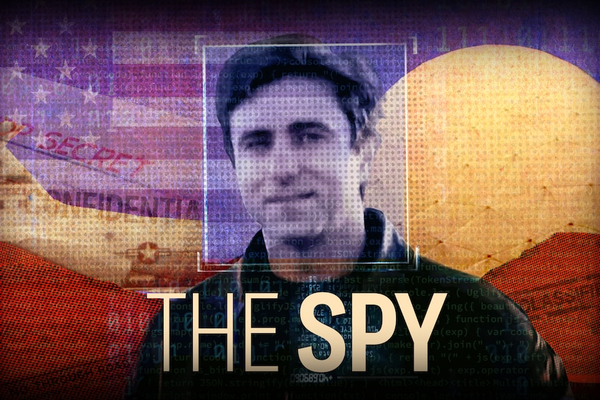 An illustration depicting a man identified as "The Spy".