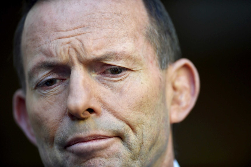 Tony Abbott at press conference