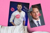 Posters of actor Chris Pratt hang above a bed in a story about if it's OK to have a crush if you're in a relationship.