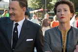 Tom Hanks and Emma Thompson play Walt Disney and P.L. Travers in Saving Mr Banks.