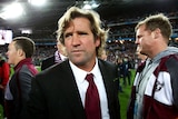 Not flying the coop ... Des Hasler will remain with the premiers in 2012.