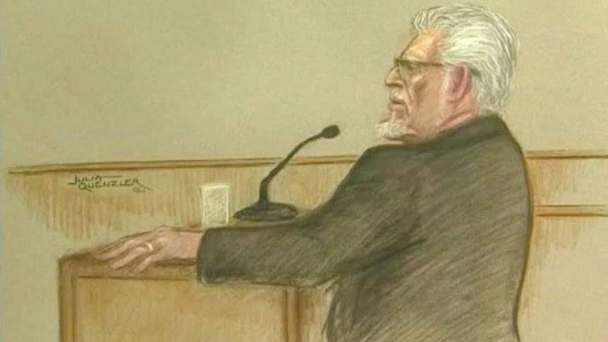 Rolf Harris takes the stand at Southwark Crown Court