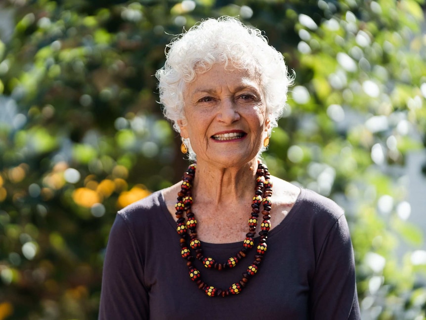 Fiona Stanley, one of Australia’s most influential epidemiologists, pictured outdoors in front of a garden.