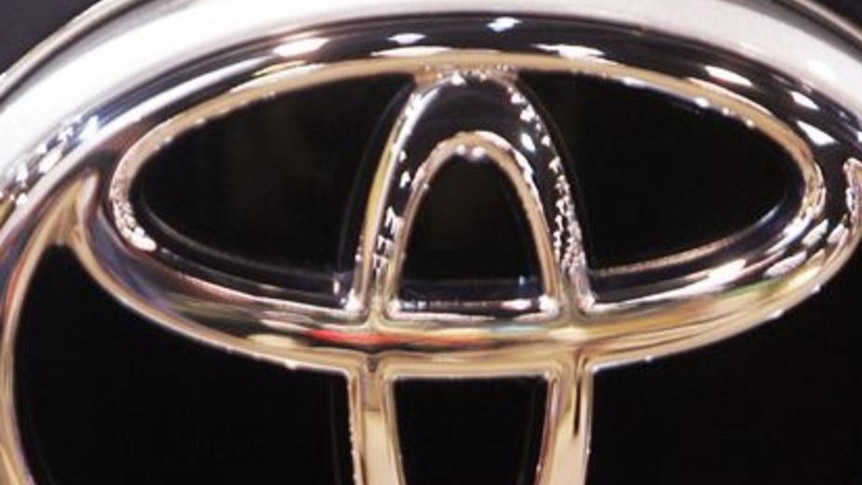 The Toyota logo.