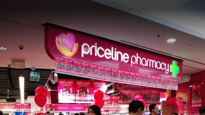 A shopfront with Priceline signage.