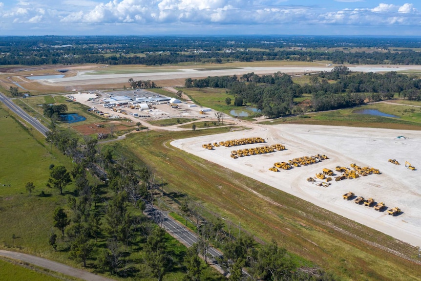 Western Sydney airport construction