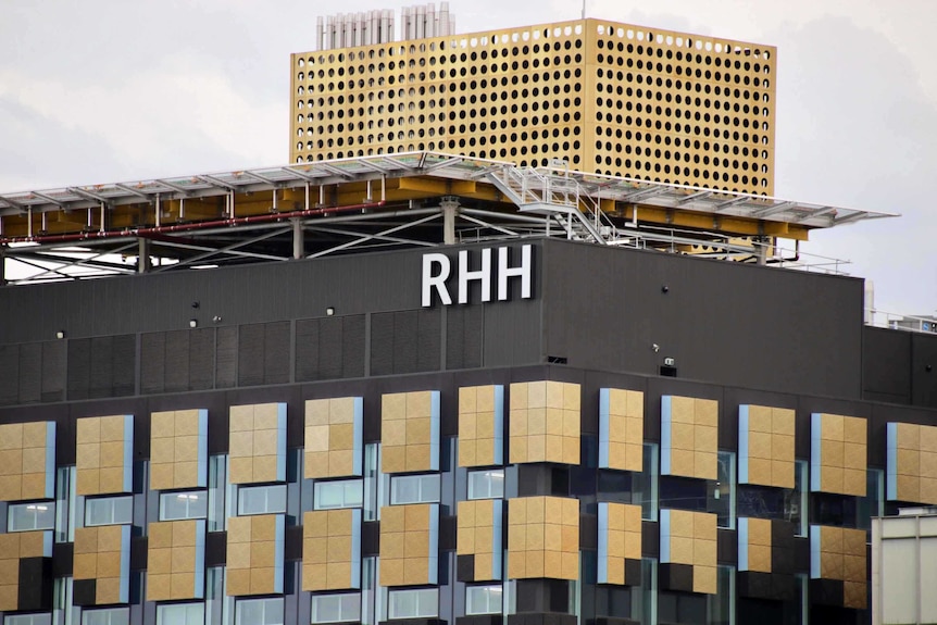 Helipad at the Royal Hobart Hospital