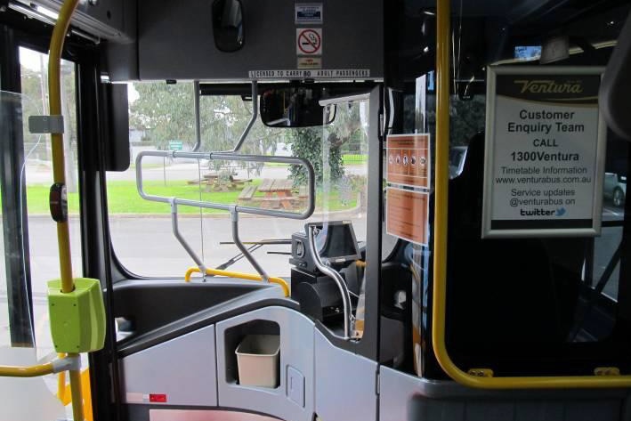 Bus screen being trialed on some Melbourne buses
