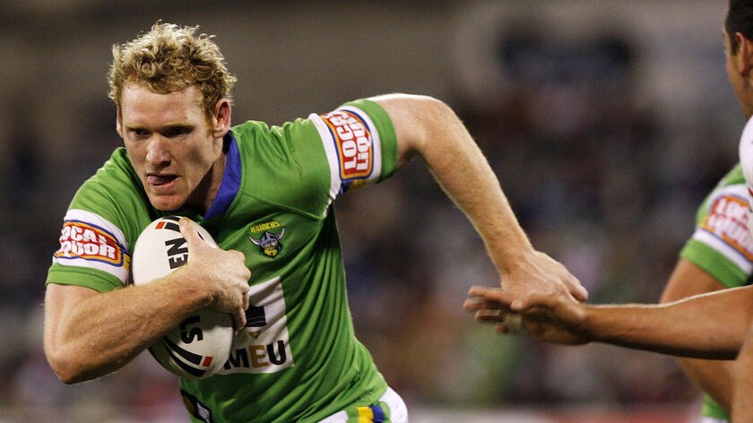 'Moment of madness': Joel Monaghan is undergoing counselling for the incident involving a dog at a Raiders' post-season party.
