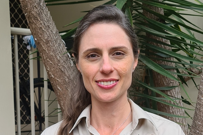 An image of a woman smiling