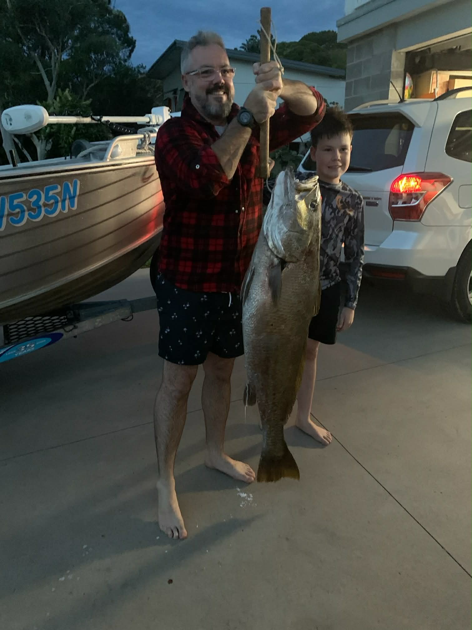 The Big Fish: 25 kilo Mulloway a Team Effort