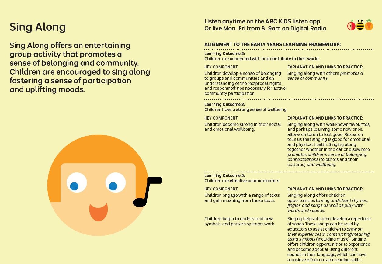An early education guide to ABC KIDS listen - ABC Kids listen