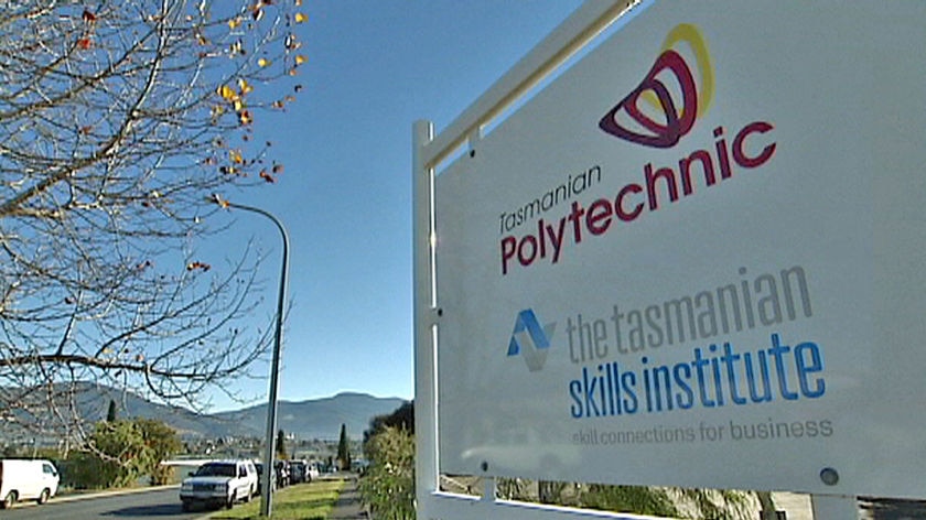 Sign for Tasmanian Polytechnic and the Skills Institute