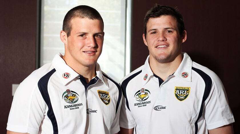 Brothers Morris: Josh and Brett in Kangaroos squad