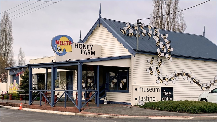 The facade of the Melita Honey Farm store in Chudleigh