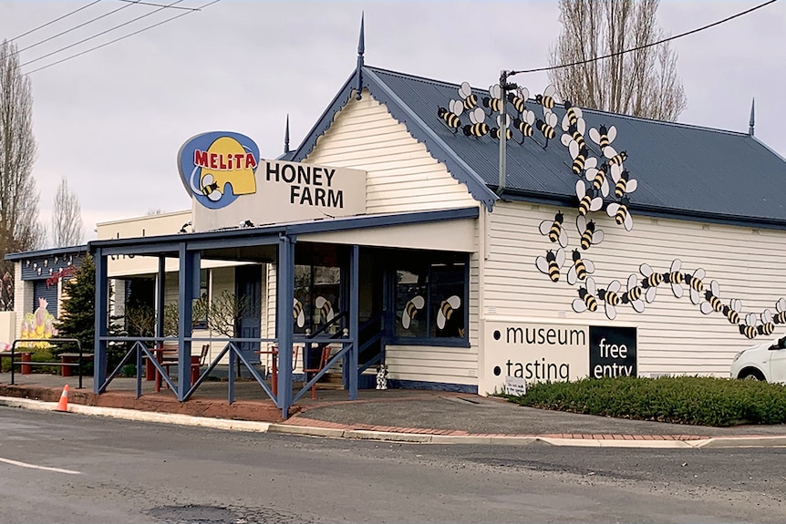 The facade of the Melita Honey Farm store in Chudleigh