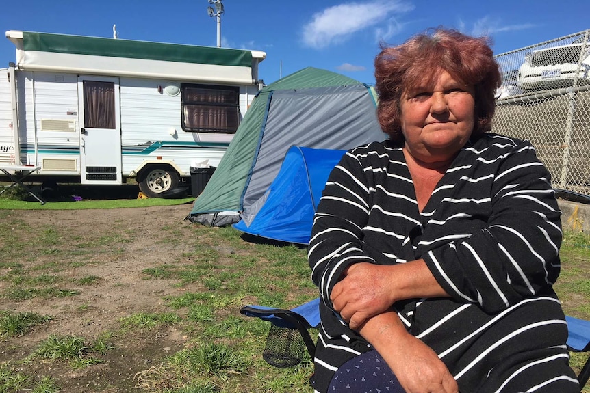 June Denny at Hobart showgrounds.