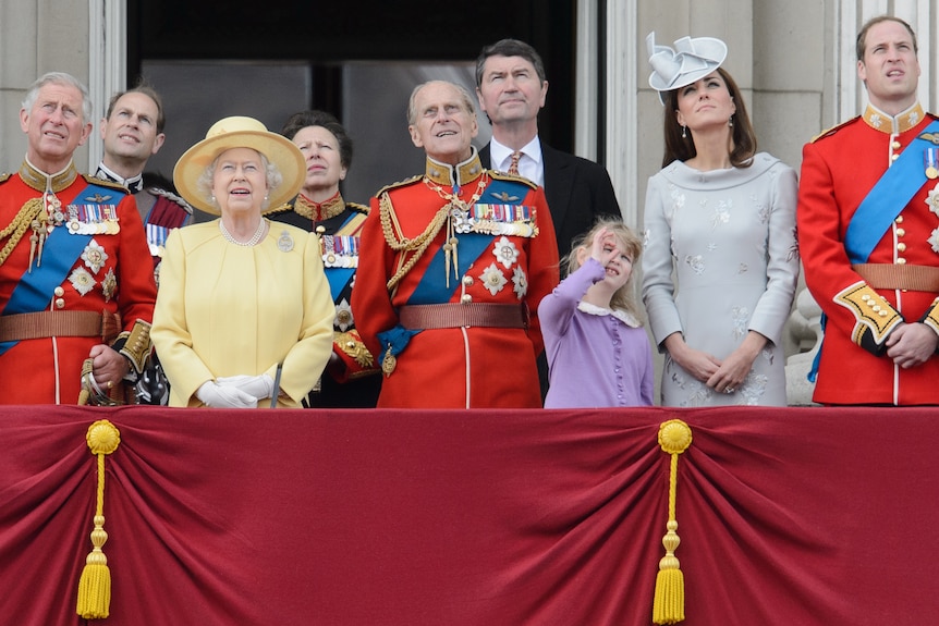 The Royal family at the Trooping of the Colour