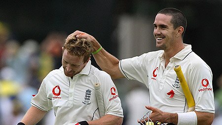 Paul Collingwood and Kevin Pietersen