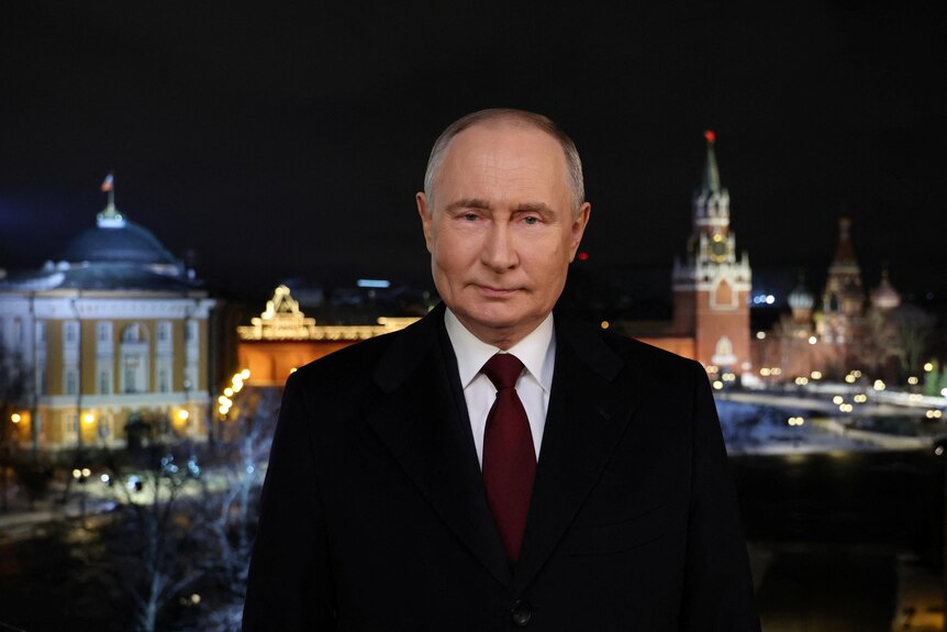 Close up of Vladimir Putin