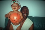 A family photo of Ben Simmons and dad Dave.
